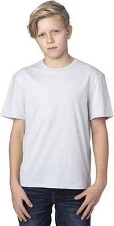 Threadfast Apparel 600a Youth Ulightimate T-shirt - Silver