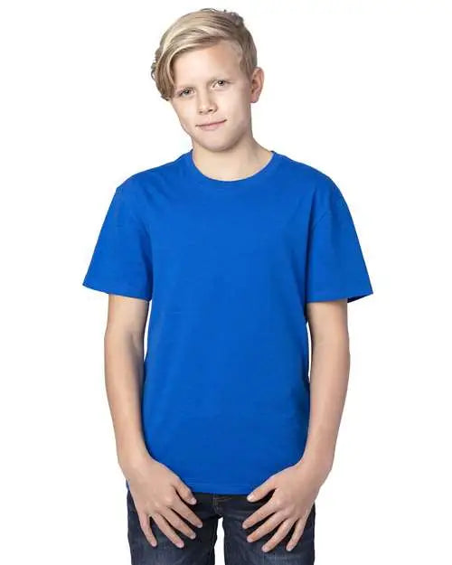 Threadfast Apparel 600at Youth Ultimate Cvc T-shirt - 600a - Royal