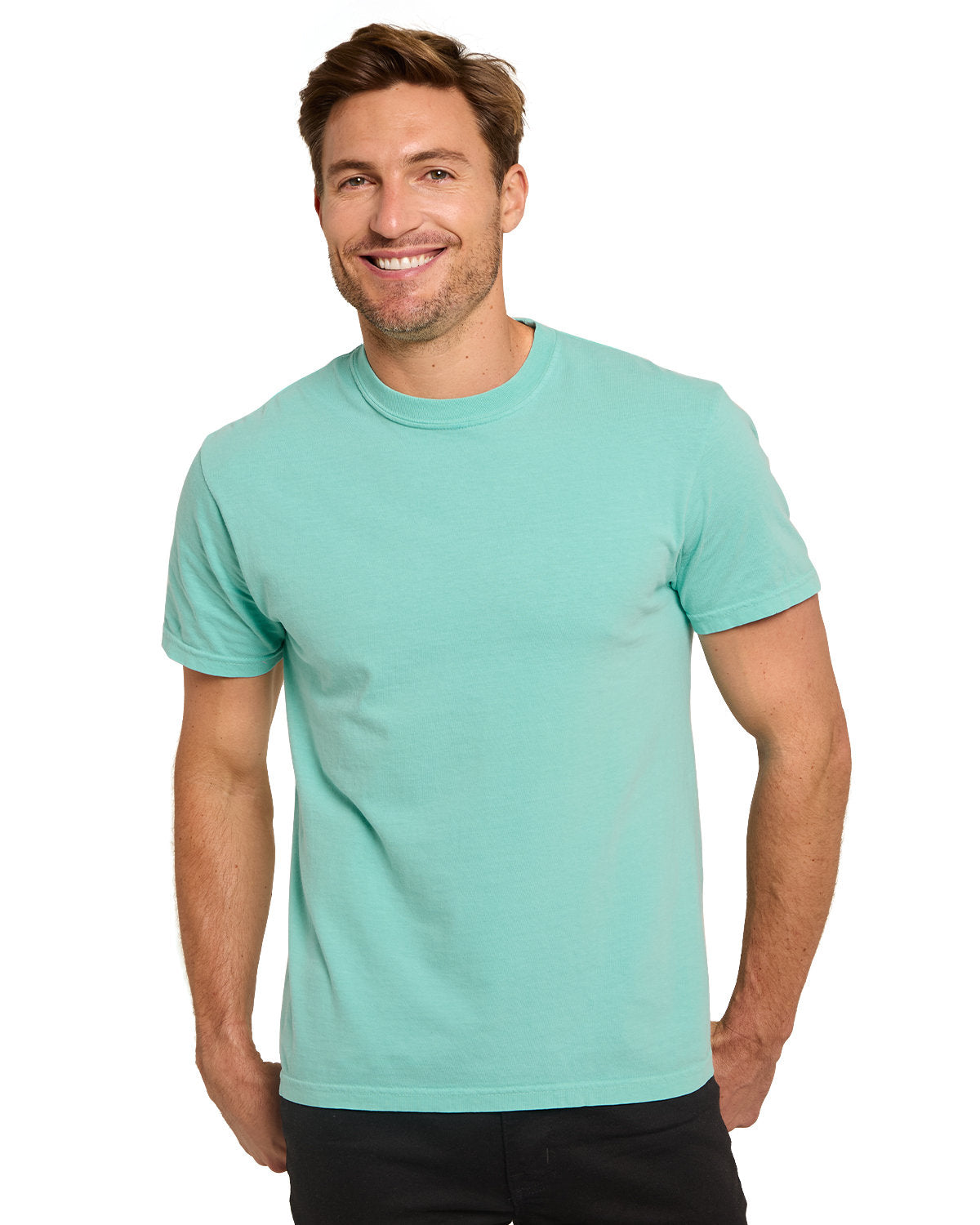 Threadfast Apparel C1200 Colors Garment-dyed T-shirt - Frosted Aqua