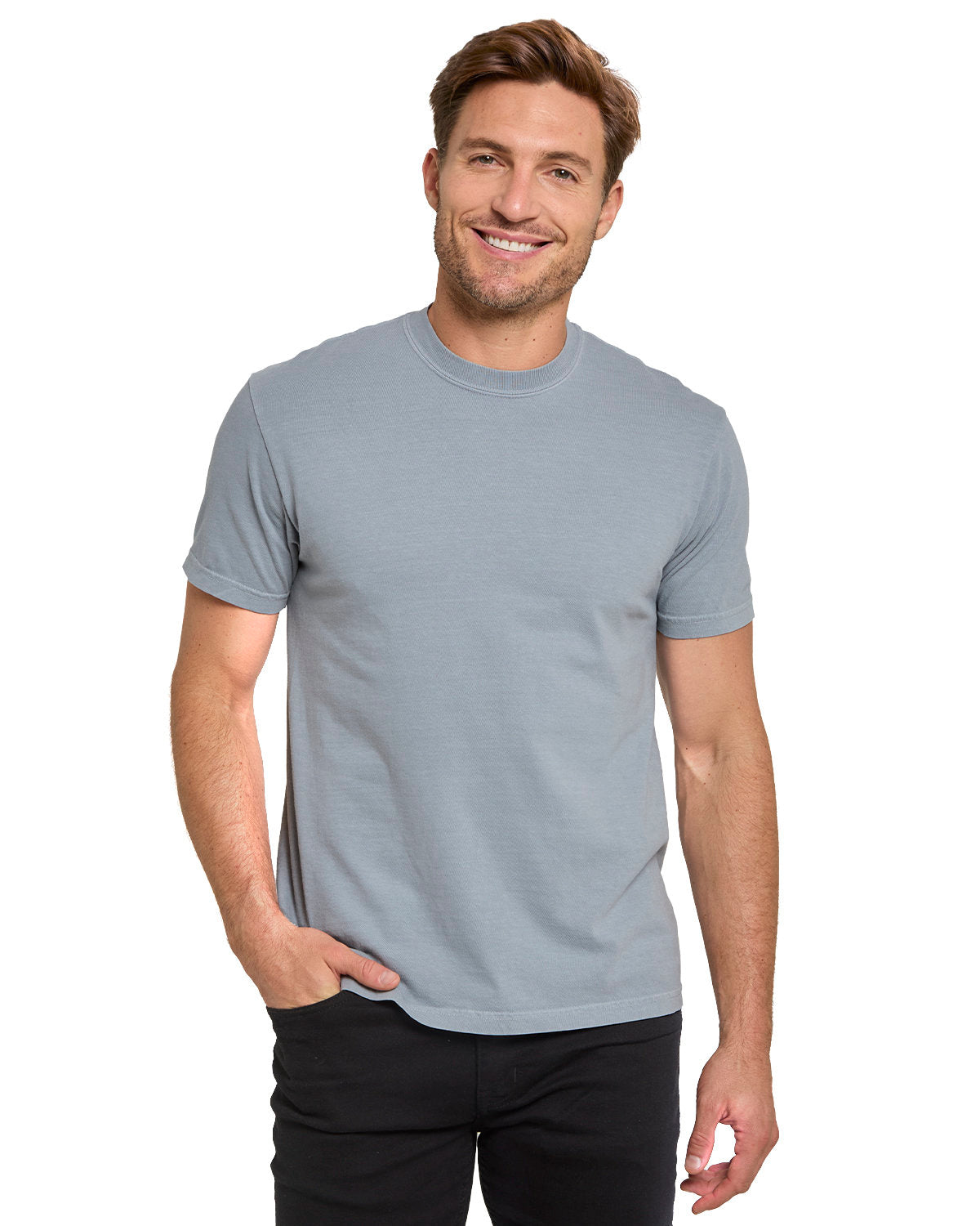 Threadfast Apparel C1200 Colors Garment-dyed T-shirt - Smoke