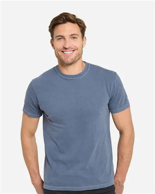 Threadfast Apparel C1200 Colors Garment-dyed T-shirt - Vintage Denim - Vintage Denim / s