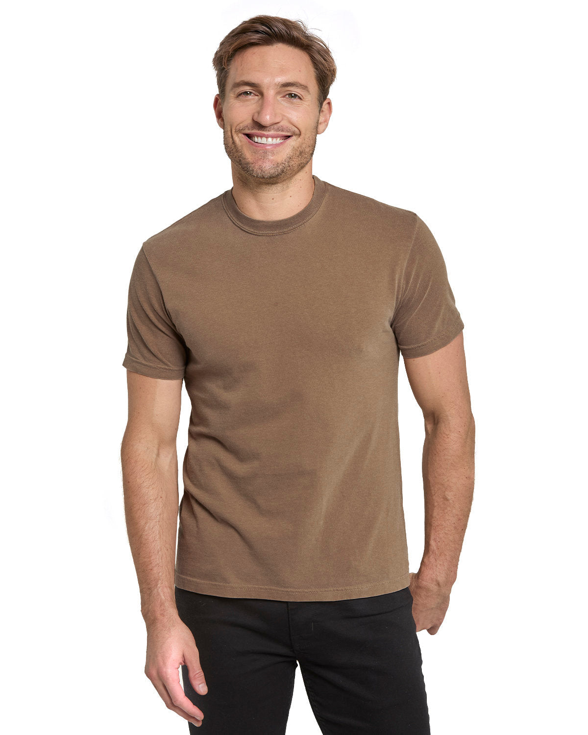Threadfast Apparel C1200 Colors Garment-dyed T-shirt - Walnut