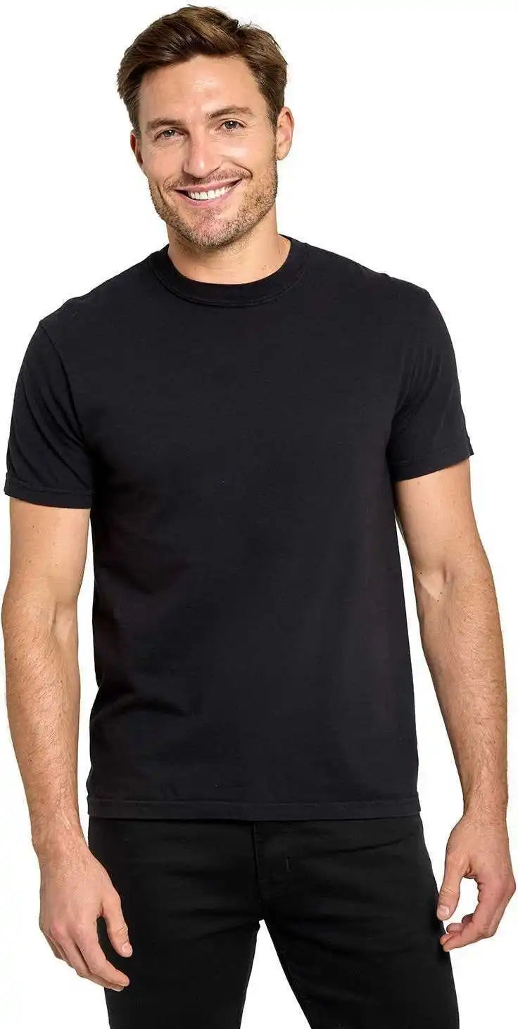 Threadfast Apparel C1200 Colors Unisex Garment Dyed T-shirt - Black