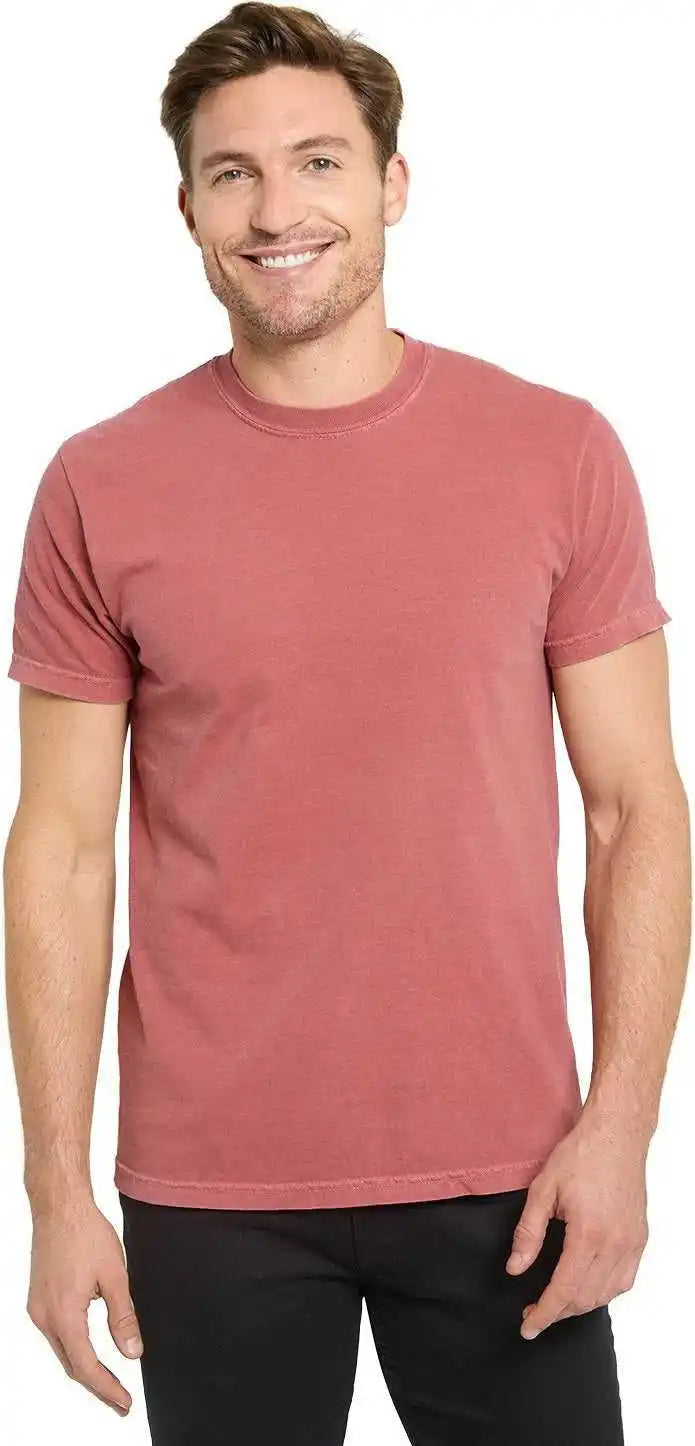 Threadfast Apparel C1200 Colors Unisex Garment Dyed T-shirt - Crimson