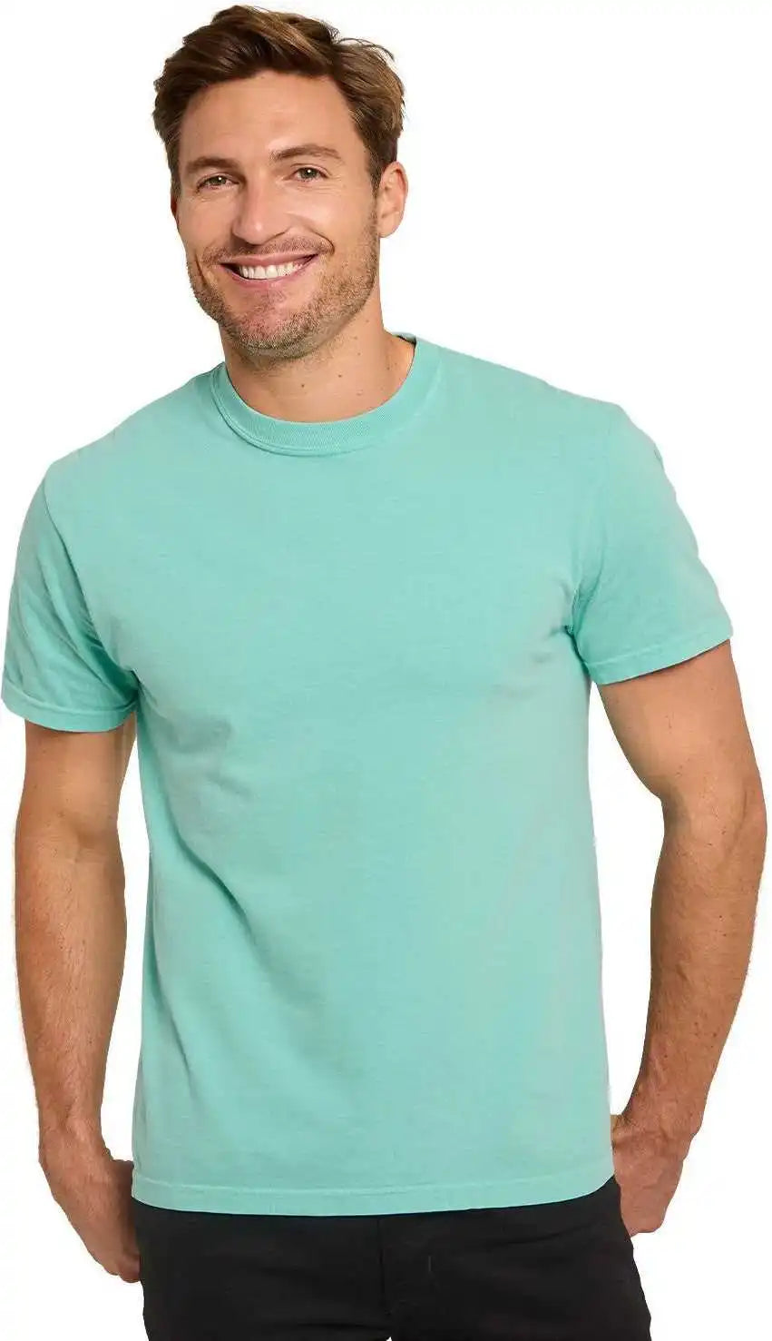 Threadfast Apparel C1200 Colors Unisex Garment Dyed T-shirt - Frosted Aqua