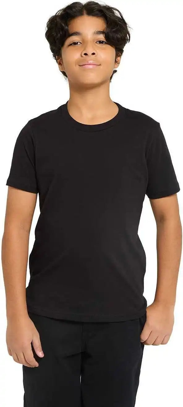 Threadfast Apparel T1000b Youth Epic Cotton t Shirt Black