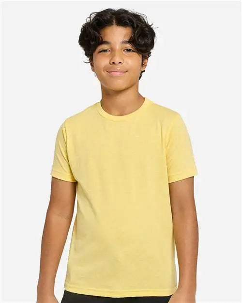 Threadfast Apparel T1000b Youth Epic Cotton T-shirt - Bright Yellow - Bright Yellow / Xs