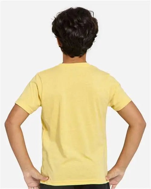 Threadfast Apparel T1000b Youth Epic Cotton T-shirt - Bright Yellow - Bright Yellow / Xs