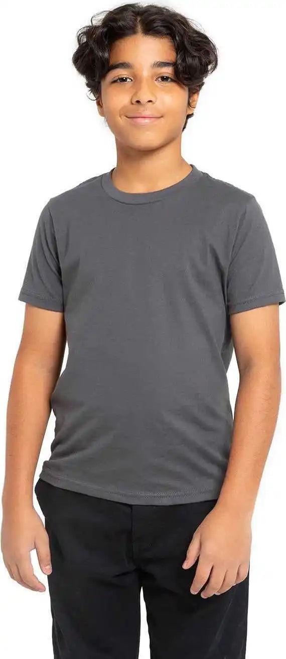 Threadfast Apparel T1000b Youth Epic Cotton t Shirt Charcoal