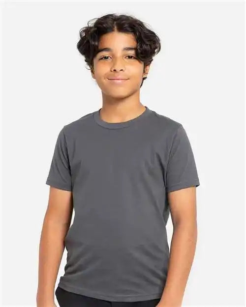 Threadfast Apparel T1000b Youth Epic Cotton T-shirt - Charcoal - Xs