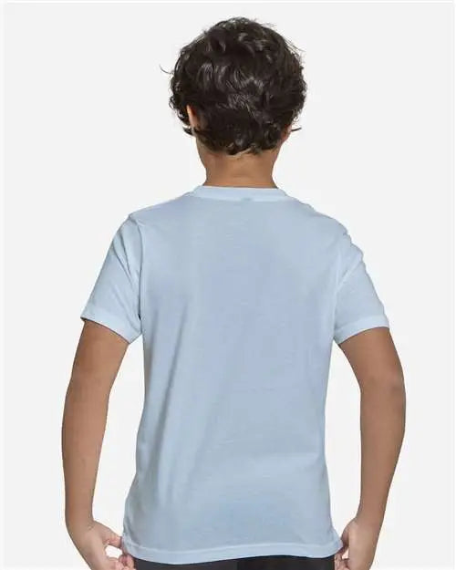 Threadfast Apparel T1000b Youth Epic Cotton T-shirt - Light Blue - Light Blue / Xs