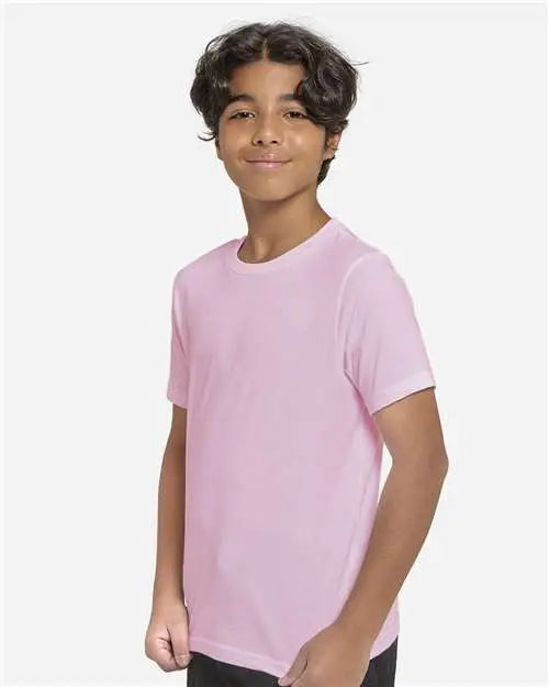 Threadfast Apparel T1000b Youth Epic Cotton T-shirt - Light Pink