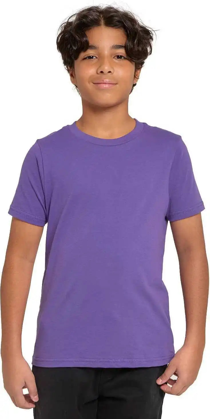 Threadfast Apparel T1000b Youth Epic Cotton t Shirt Purple