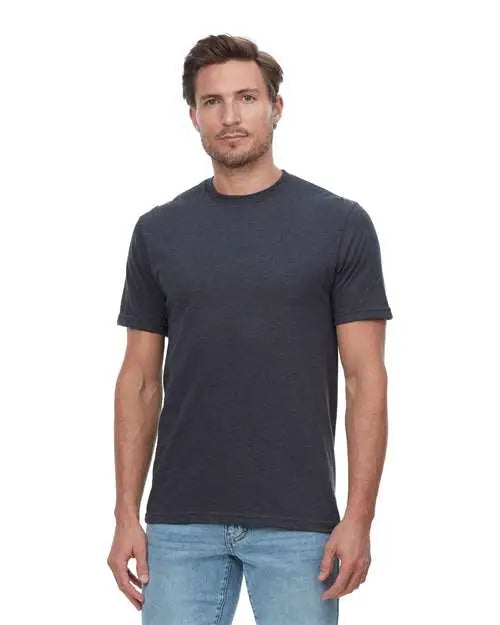 Threadfast Apparel T1001 Epic Cvc T-shirt - Heather Black - Heather Black / Xs