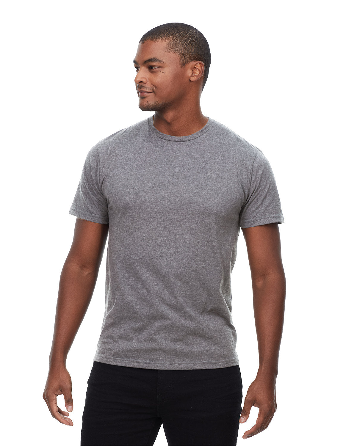 Threadfast Apparel T1001 Epic Cvc T-shirt - Heather Dark Grey