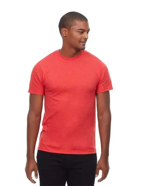 Threadfast Apparel T1001 Epic Cvc T-shirt - Heather Red - Heather Red / Xs