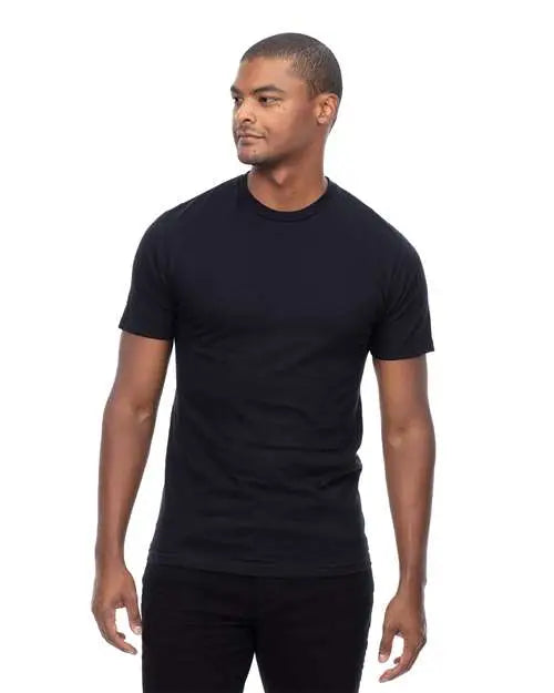 Threadfast Apparel T1001 Epic Cvc T-shirt - Solid Black - Solid Black / Xs
