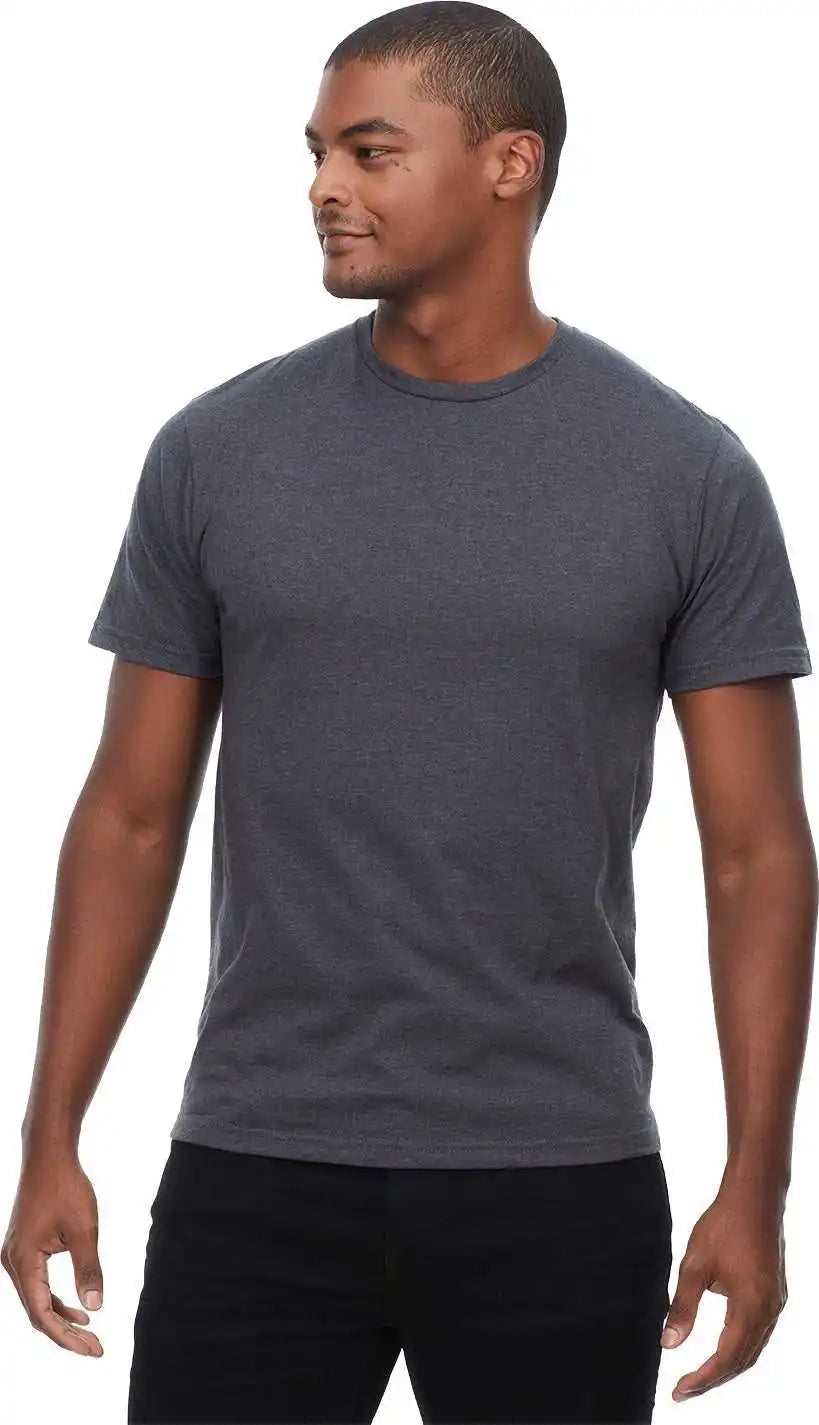 Threadfast Apparel T1001 Epic Unisex Cvc T-shirt - Heather Drk Grey