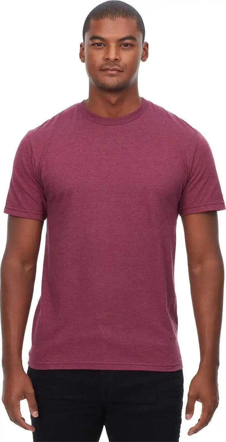 Threadfast Apparel T1001 Epic Unisex Cvc t Shirt Heather Maroon