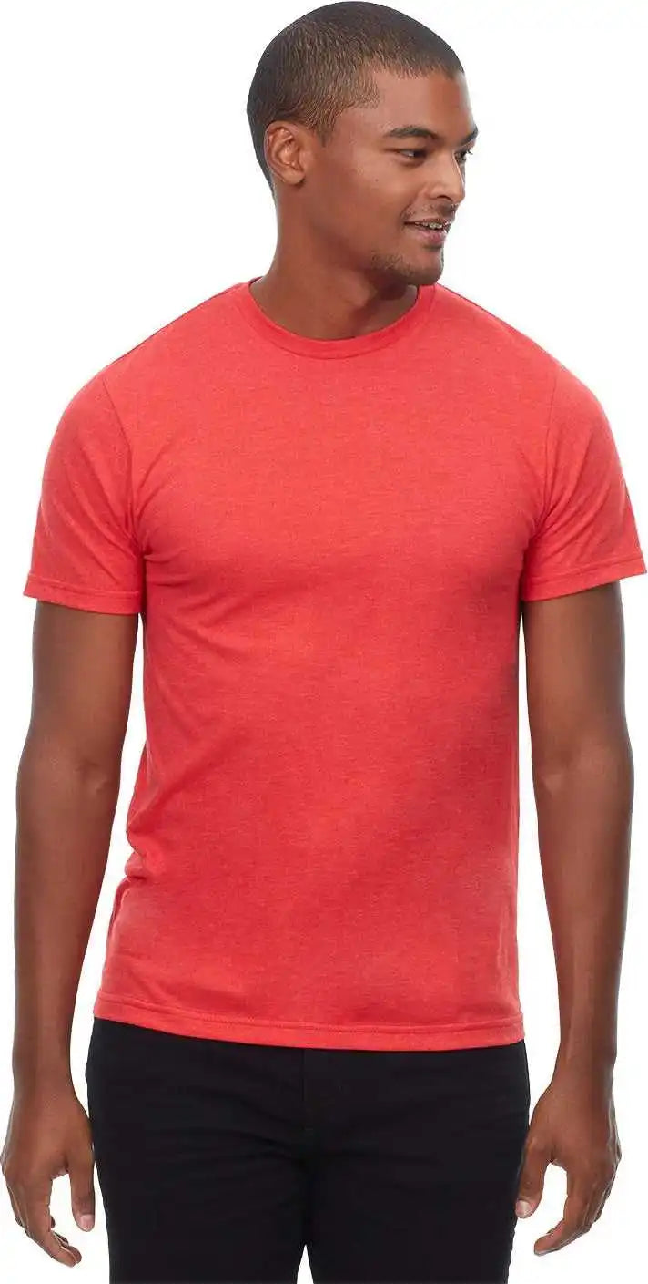 Threadfast Apparel T1001 Epic Unisex Cvc t Shirt Heather Red