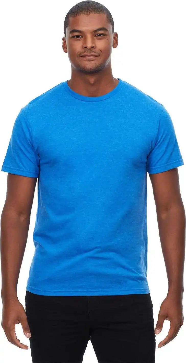 Threadfast Apparel T1001 Epic Unisex Cvc t Shirt Heather Royal