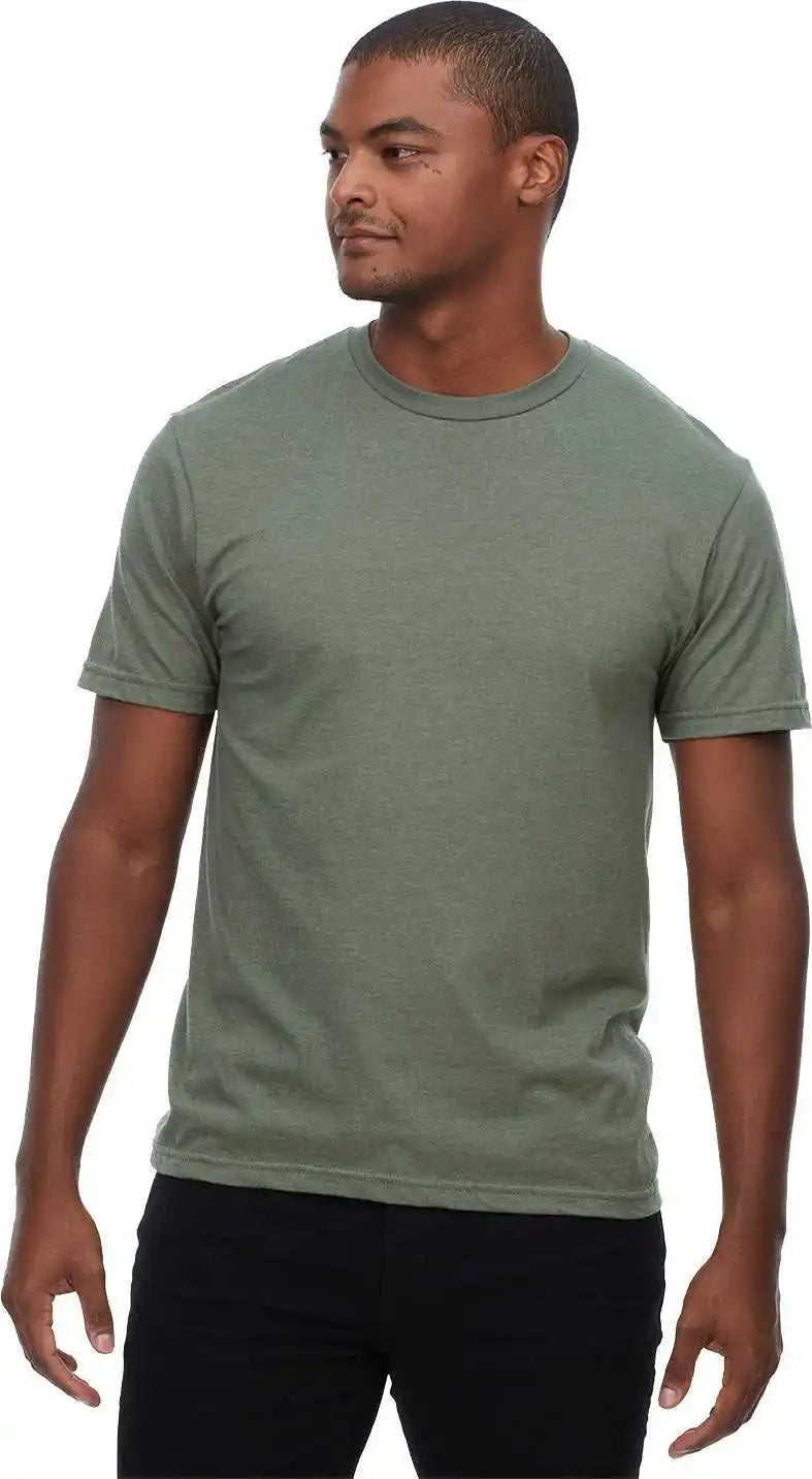 Threadfast Apparel T1001 Epic Unisex Cvc T-shirt - Hth Military Grn