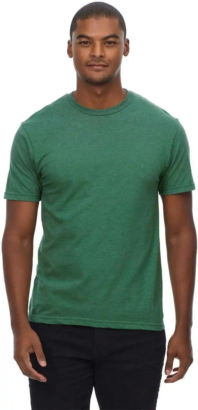Threadfast Apparel T1001 Epic Unisex Cvc T-shirt - Hthr Kelly Green