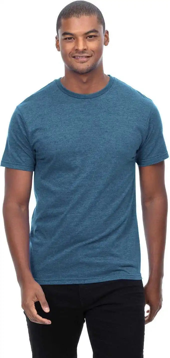 Threadfast Apparel T1001 Epic Unisex Cvc T-shirt - Hthr Steel Blue