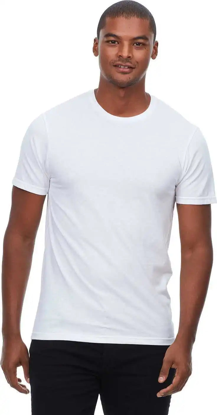 Threadfast Apparel T1001 Epic Unisex Cvc t Shirt Solid White