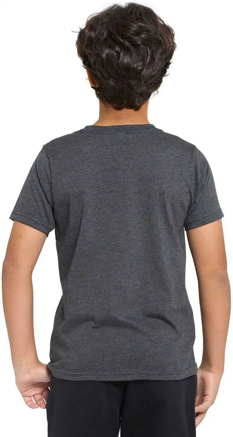 Threadfast Apparel T1001b Youth Epic Cvc t Shirt Heather Black