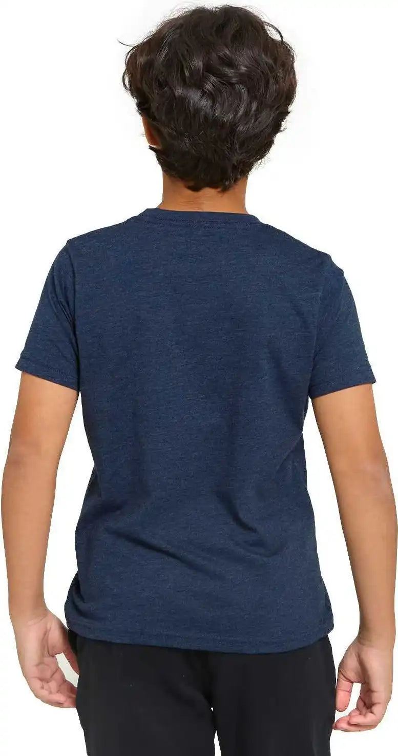 Threadfast Apparel T1001b Youth Epic Cvc t Shirt Heather Navy