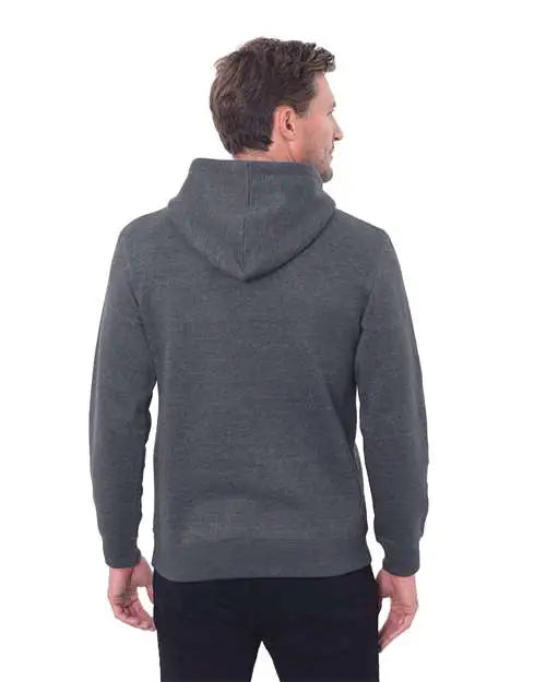 Threadfast Apparel T2000 Epic Fleece Pullover Hooded Sweatshirt - Heather Dark Grey - Heather Drk Grey / s
