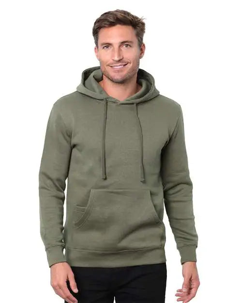 Threadfast Apparel T2000 Epic Fleece Pullover Hooded Sweatshirt - Military Green - Military Green / s