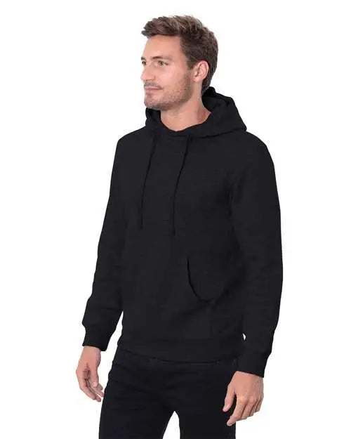 Threadfast Apparel T2000 Epic Fleece Pullover Hooded Sweatshirt - Heather Black