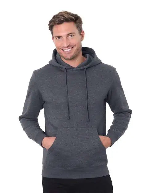 Threadfast Apparel T2000 Epic Fleece Pullover Hooded Sweatshirt - Heather Dark Grey - Heather Drk Grey / s