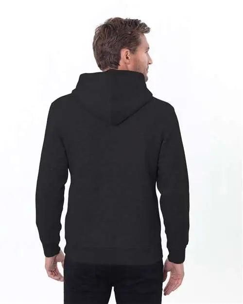 Threadfast Apparel T2000 Epic Fleece Pullover Hooded Sweatshirt - Heather Black - Heather Black / s