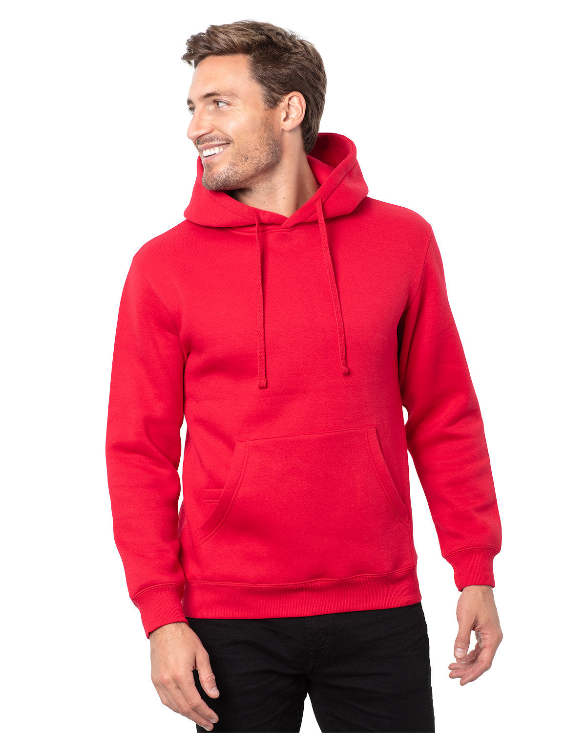 Threadfast Apparel T2000 Epic Fleece Pullover Hooded Sweatshirt - Red