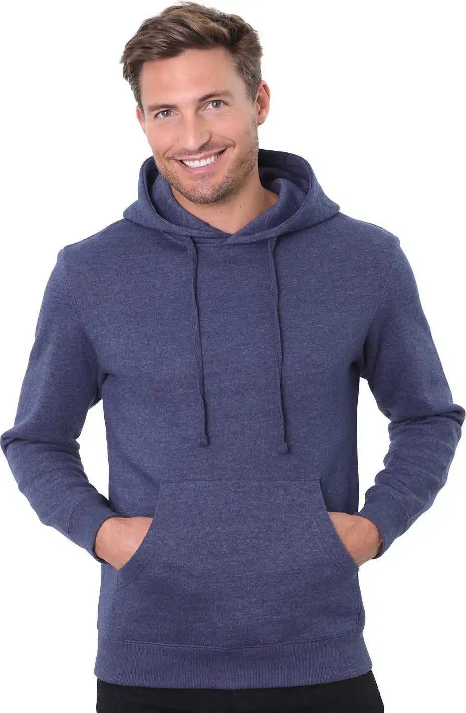 Threadfast Apparel T2000 Unisex Epic Fleece Pullover Hooded Sweatshoirt Heather Navy