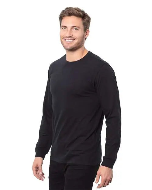 Threadfast Apparel T3000 Epic Long Sleeve T-shirt - Black