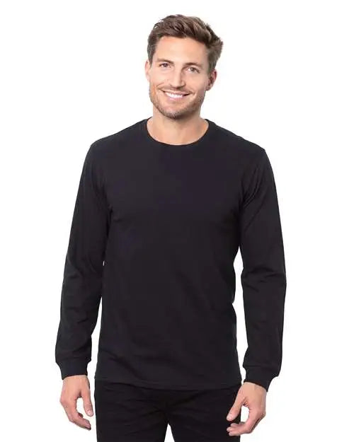 Threadfast Apparel T3000 Epic Long Sleeve T-shirt - Black - Black / Xs