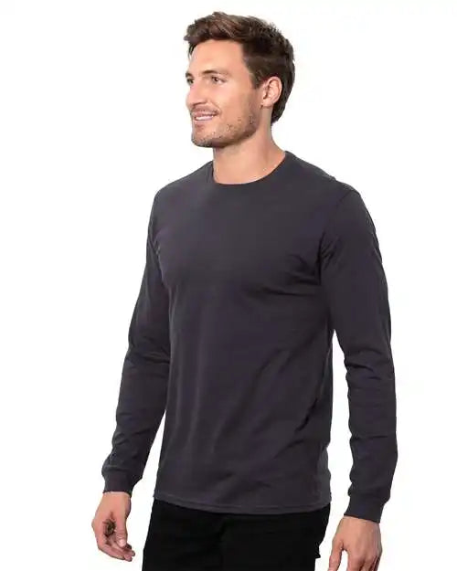 Threadfast Apparel T3000 Epic Long Sleeve T-shirt - Charcoal - Xs