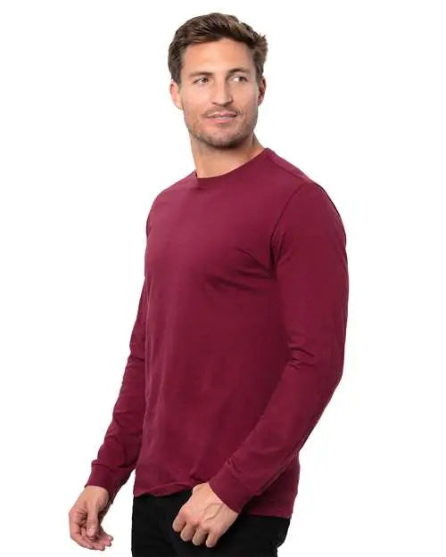 Threadfast Apparel T3000 Epic Long Sleeve T-shirt - Maroon