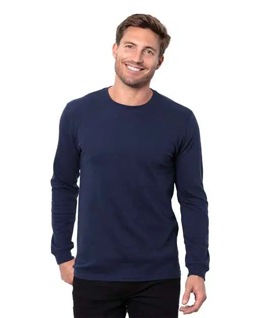 Threadfast Apparel T3000 Epic Long Sleeve T-shirt - Navy - Navy / Xs