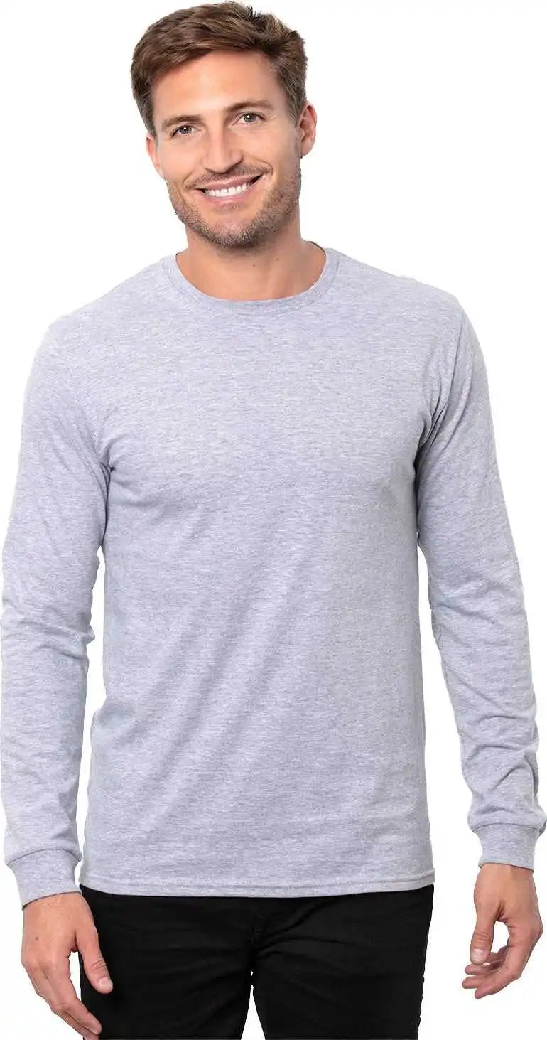 Threadfast Apparel T3000 Epic Unisex Long Sleeve t Shirt Heather Grey