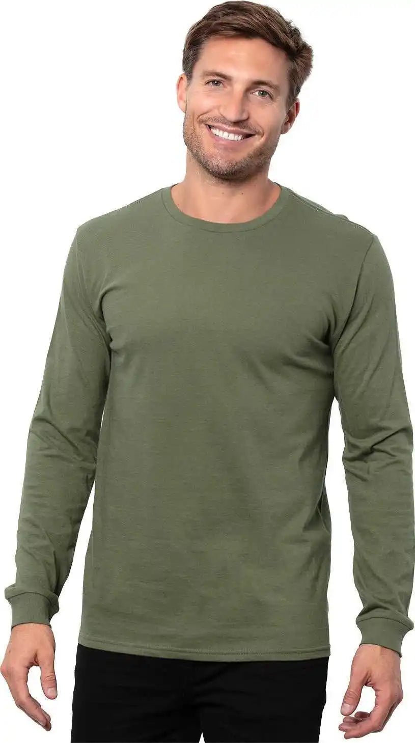Threadfast Apparel T3000 Epic Unisex Long Sleeve t Shirt Military Green