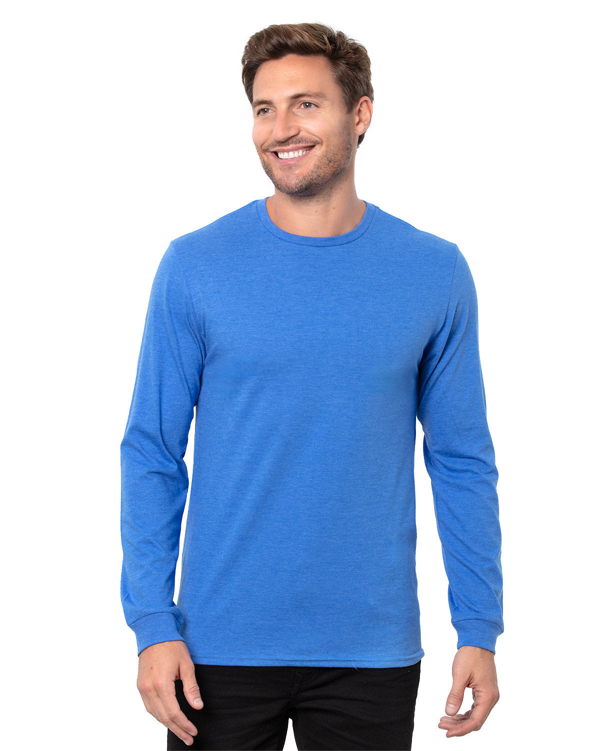 Threadfast Apparel T3001 Epic Cvc Long Sleeve T-shirt - Royal Heather