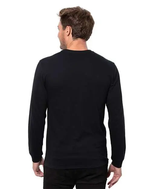 Threadfast Apparel T3001 Epic Cvc Long Sleeve T-shirt - Solid Black