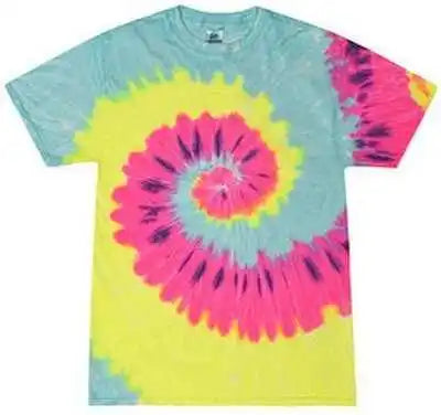 Tie-dye Cd100 Adult 54 Oz 100% Cotton T-shirt - Blast