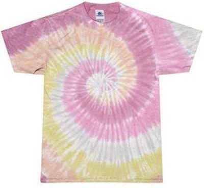Tie-dye Cd100 Adult 54 Oz 100% Cotton T-shirt - Desert Rose