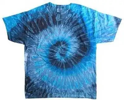 Tie-dye Cd100 Adult 54 Oz 100% Cotton T-shirt - Evening Sky